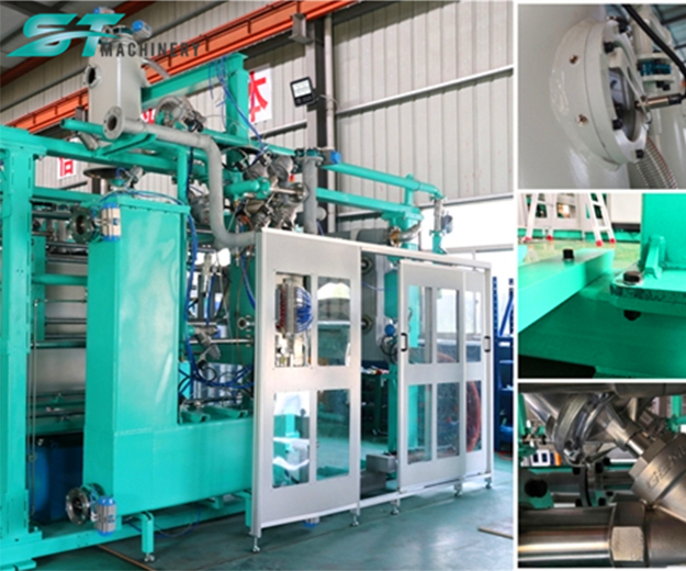 Automatic Eps Icf Insulated Concrete Forms Shape Moulding Machine With Vacuum