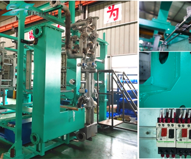 Polystyrene moulding machine