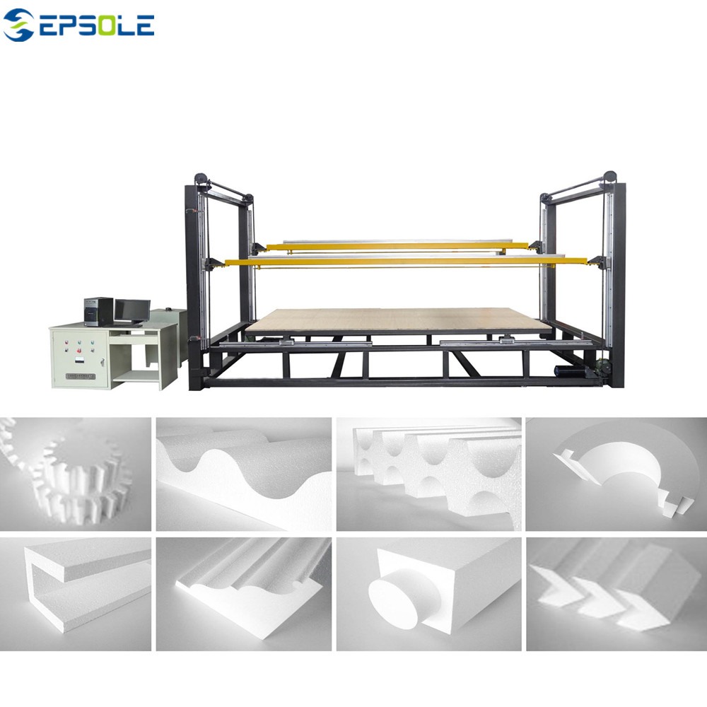 Foam cutting machine structure